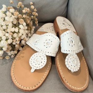 White Jack Rogers Sandal